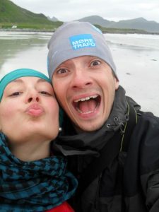 Me and Costel a few years ago, Lofoten Islands, Norway 