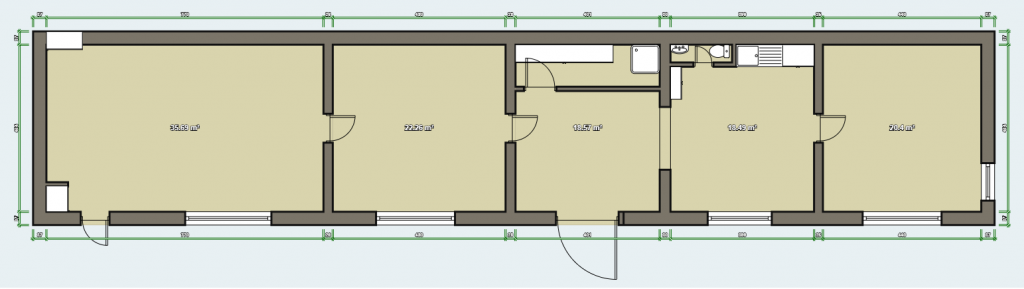 Olbersgatan 12, Unfold Your Mat, Yoga studio floor plan 