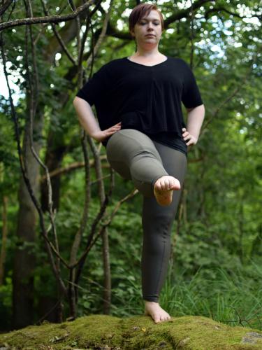Leg balance yoga 